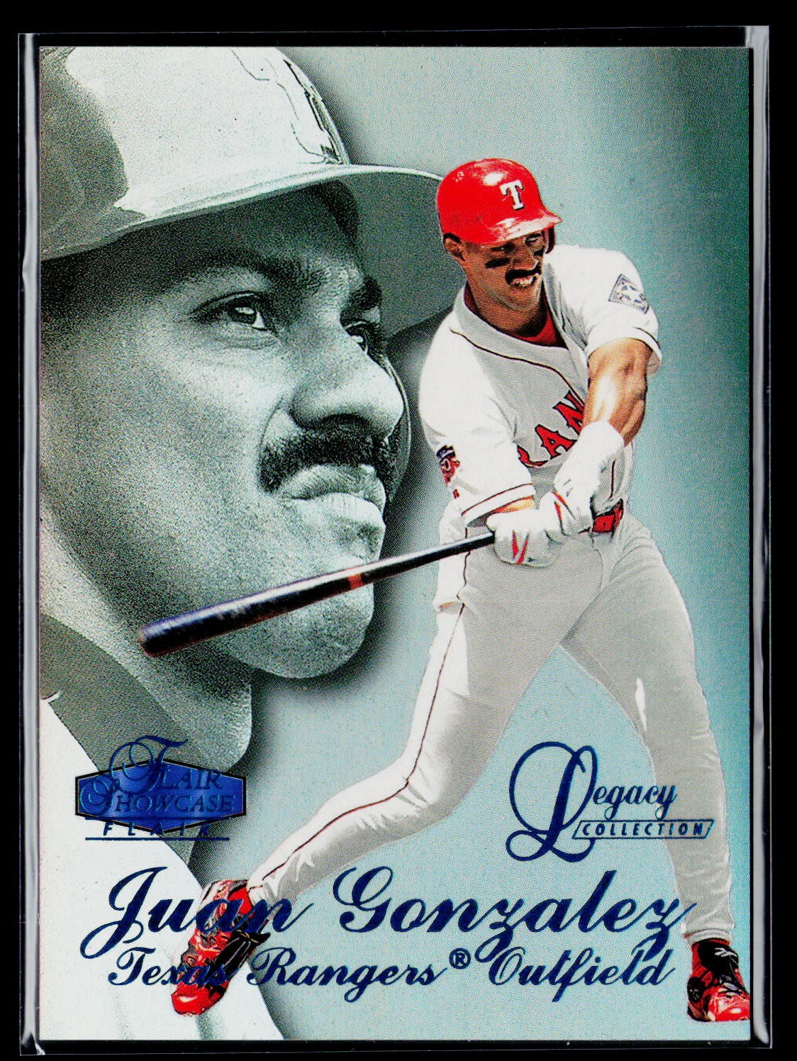 1998 Flair Showcase #44 Juan Gonzalez Legacy Row 3 #/100 1998 Flair Showcase #44 Juan Gonzalez Legacy Row 3 #/100