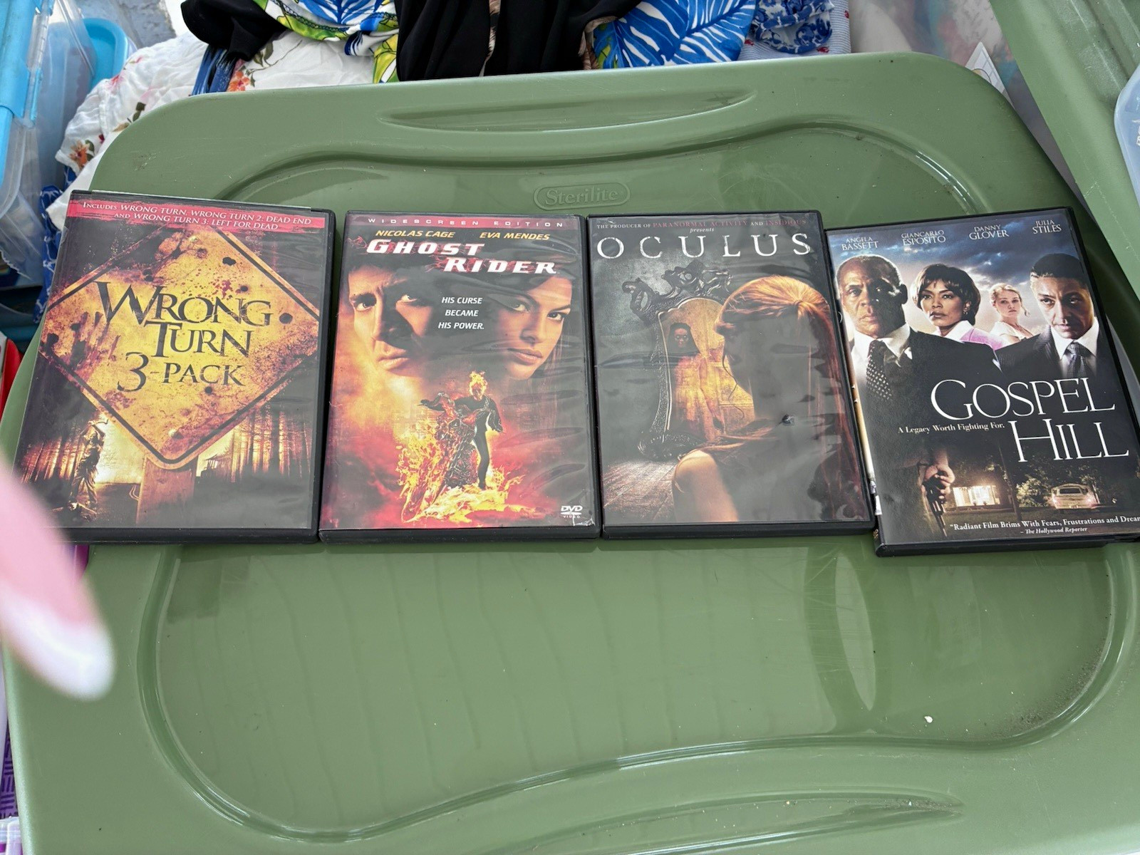 Bundle Wrong Turn 3 Pack DVD w/ Hellrider, Oculus & Gospel Hill Movie Lot (4) Bundle Wrong Turn 3 Pack DVD w/ Hellrider, Oculus & Gospel Hill Movie Lot (4)