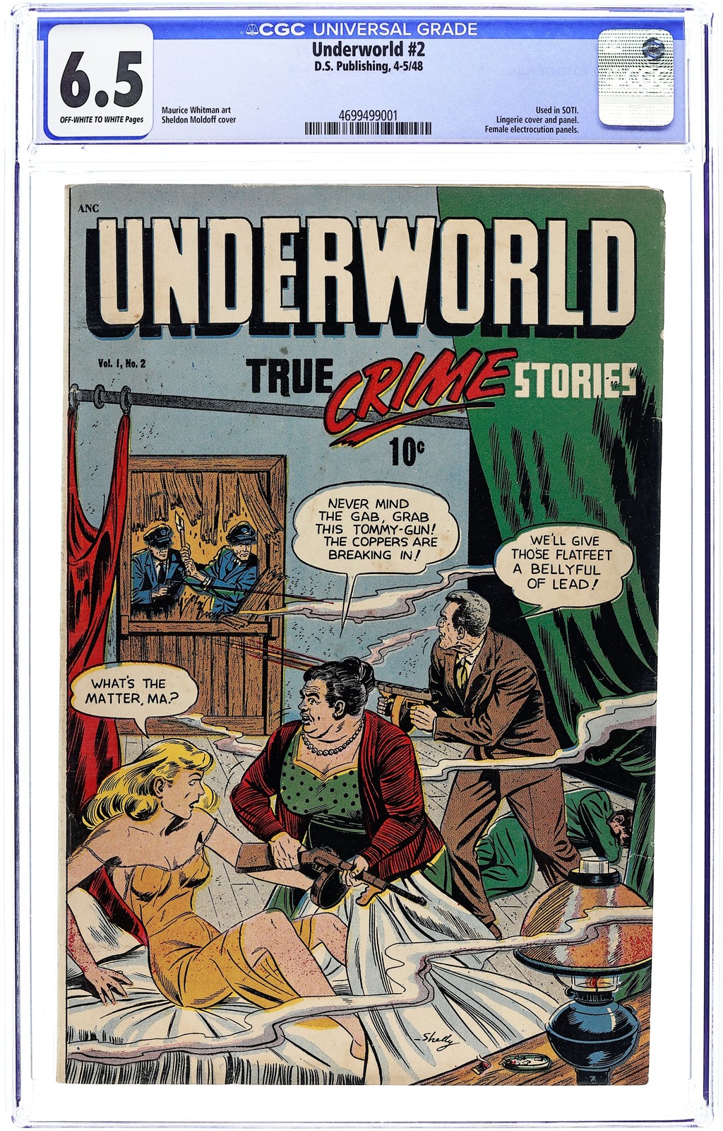 Underworld #2 CGC 6.5 1948 4699499001