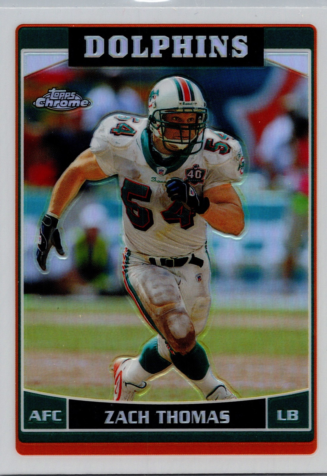 2006 Topps Chrome #26 Zach Thomas Refractors