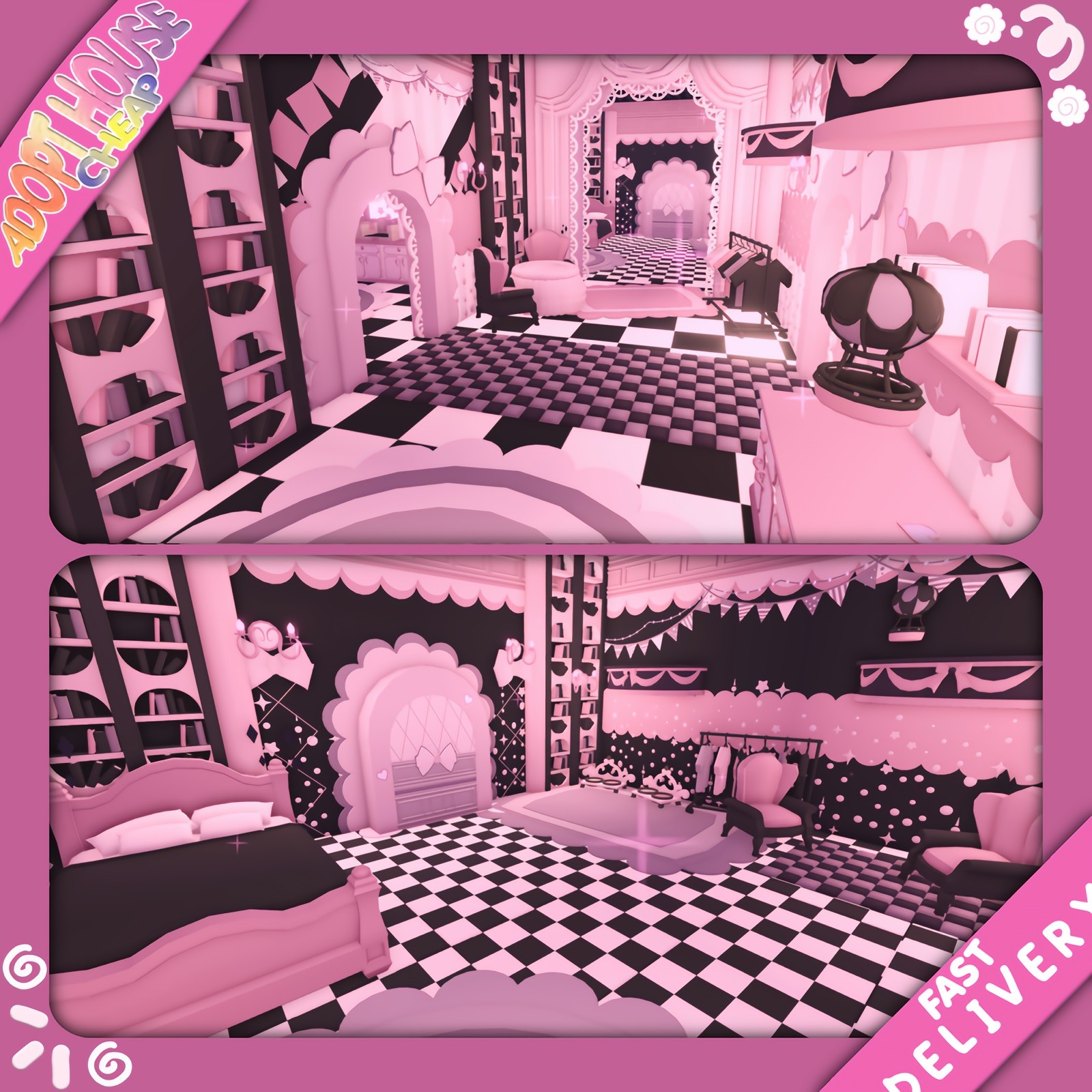 💓 Pink Gothic | Adopt A House 💓 💓 Pink Gothic | Adopt A House 💓