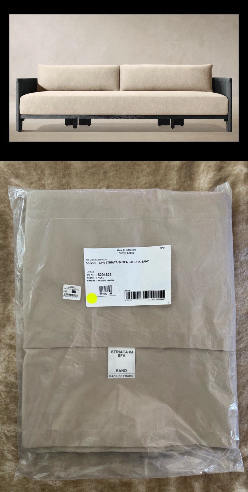 RH Restoration Hardware Striata 84\ RH Restoration Hardware Striata 84\