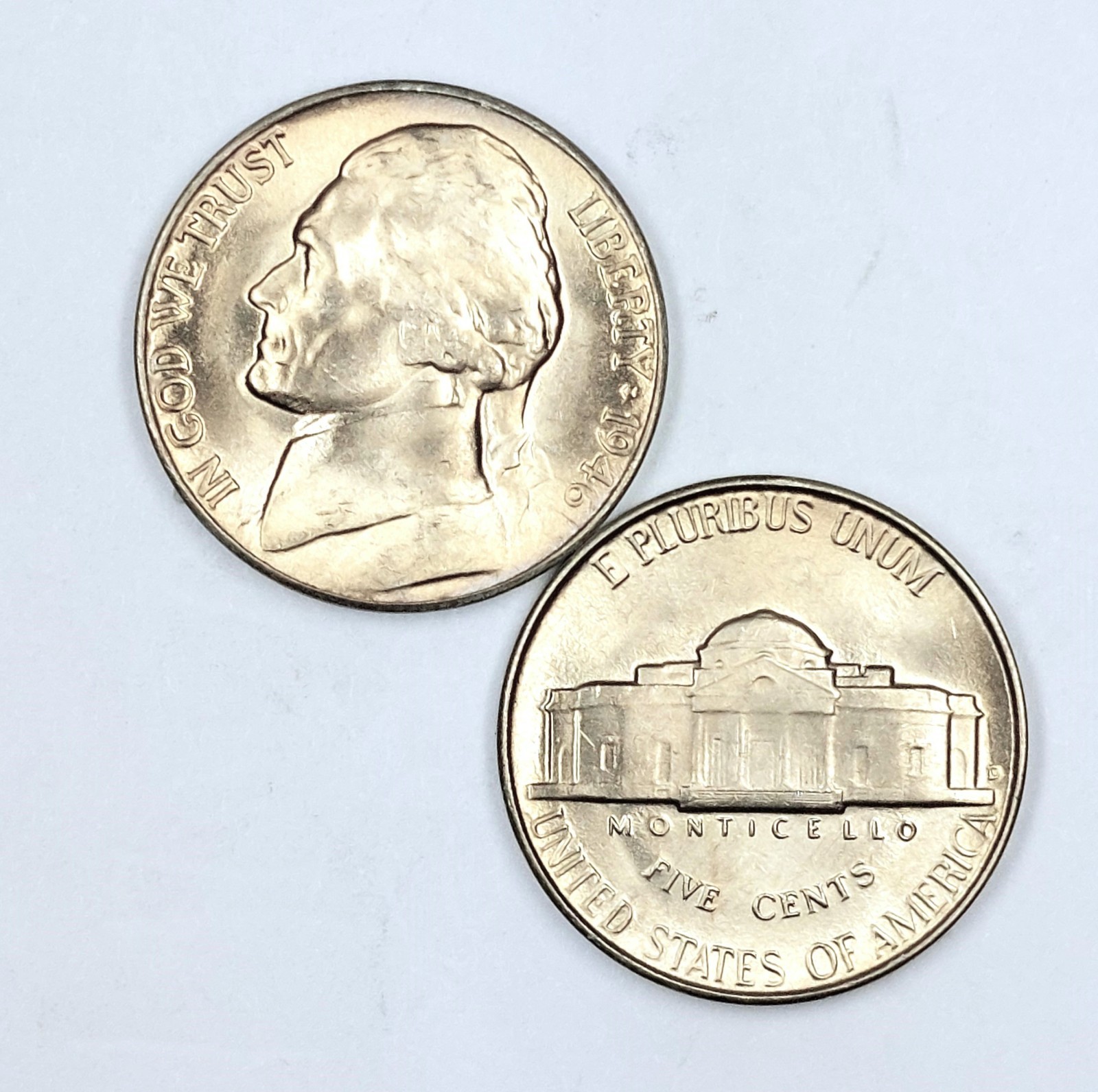 1946 D UNCIRCULATED JEFFERSON NICKEL CHOICE TO GEM BU