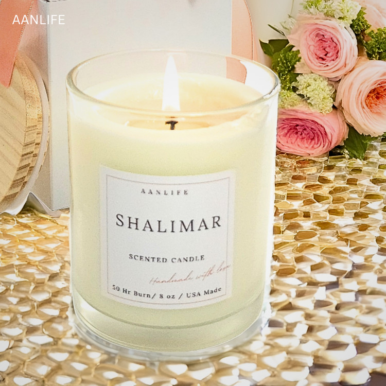 Shalimar Scented Candle – Inspired Edition, Warm Exotic Floral, Gift for Women