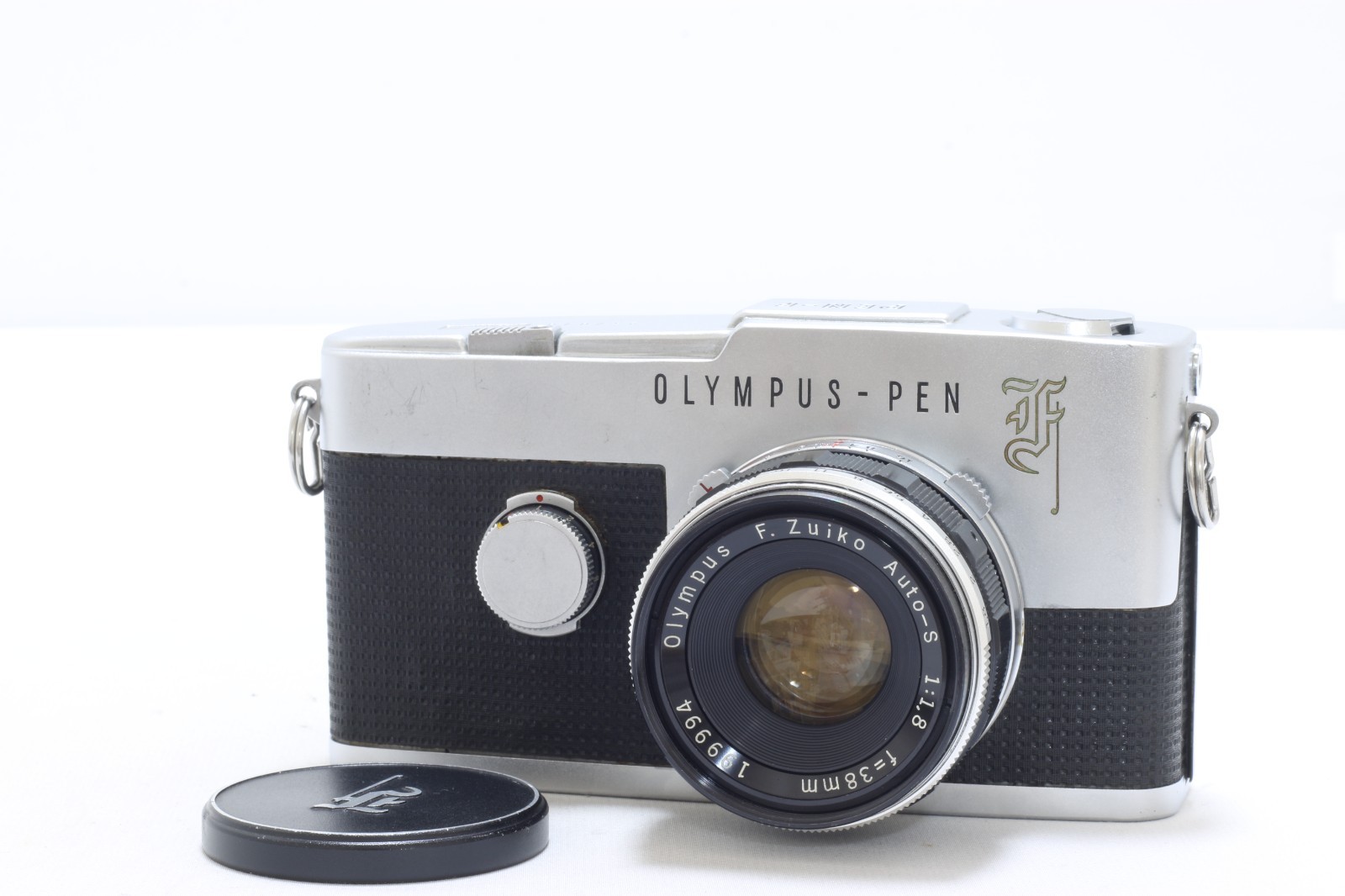 【No US Duty Mint CLA'd】Olympus Pen F Film Camera w/ 38mm f/1.8-#5845