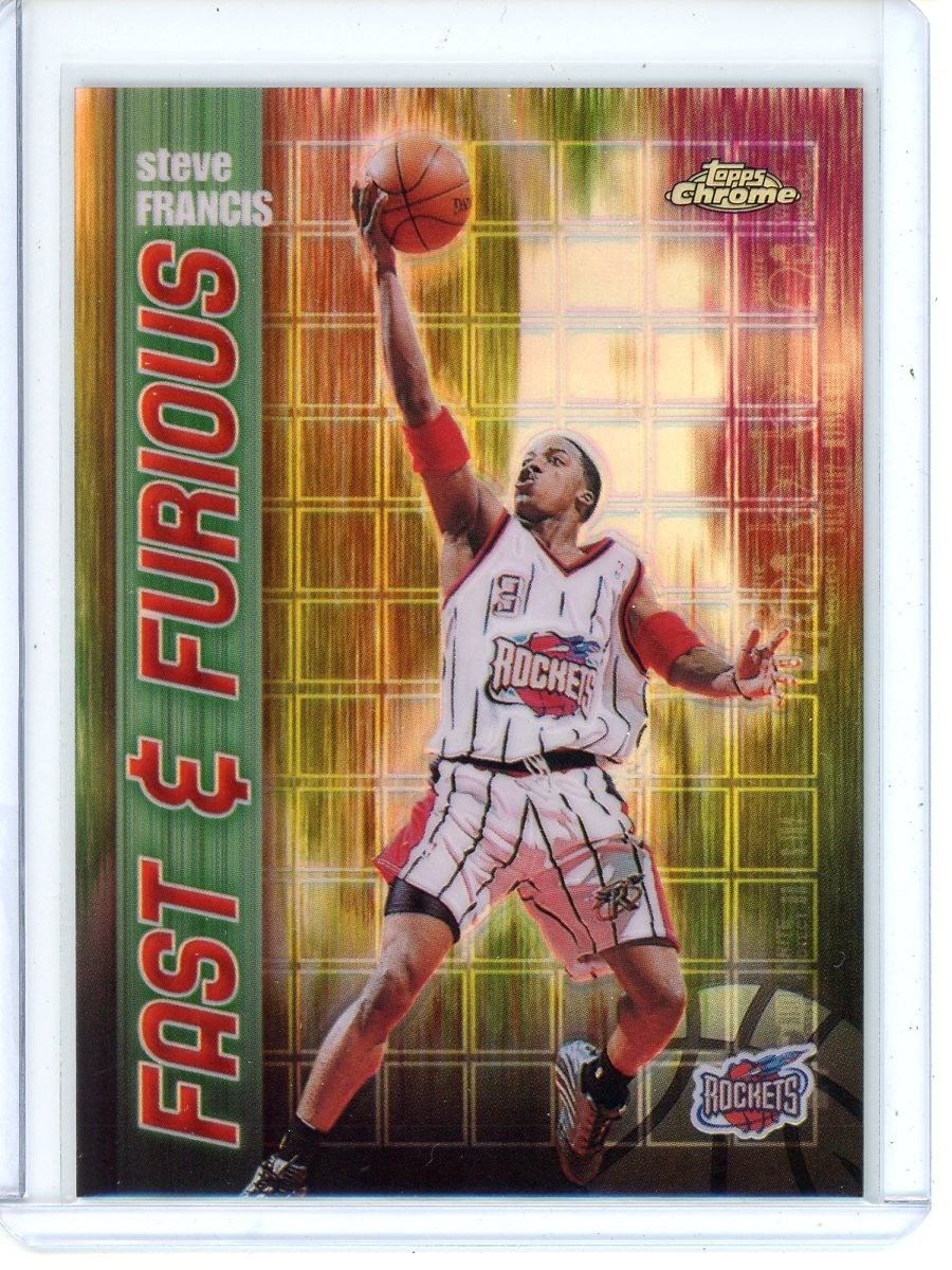 Steve Francis Fast and Furious Refractor 2001-02 Topps Chrome #FF01