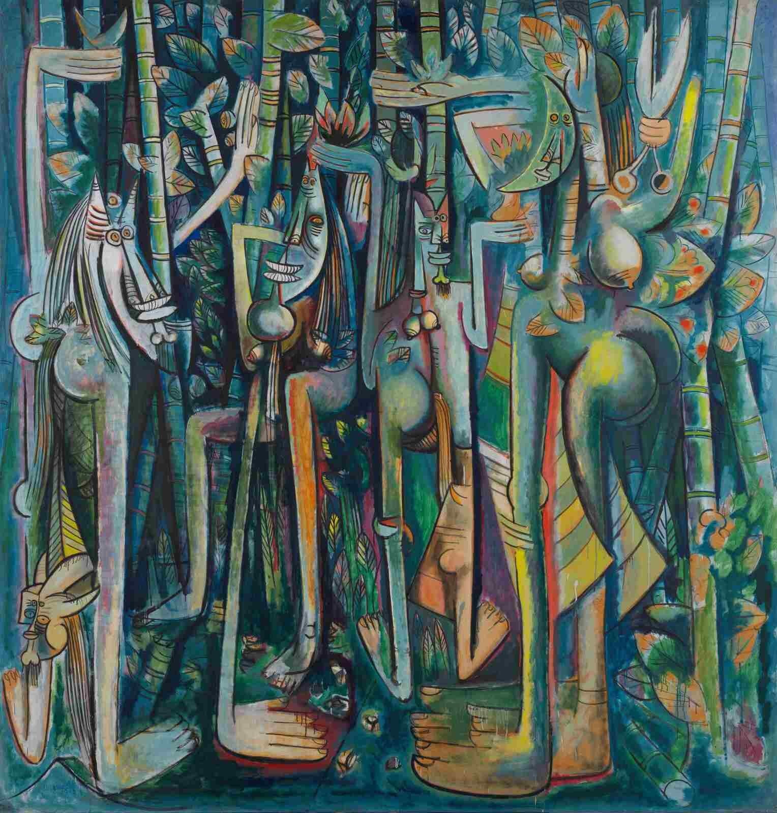 Wilfredo Lam : The Jungle : Surreal Afro Cuban Modern Art 1942