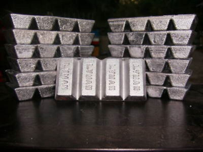 25+ lbs of Lyman lead ingots / NEW LOWER PRICE w/free shipping