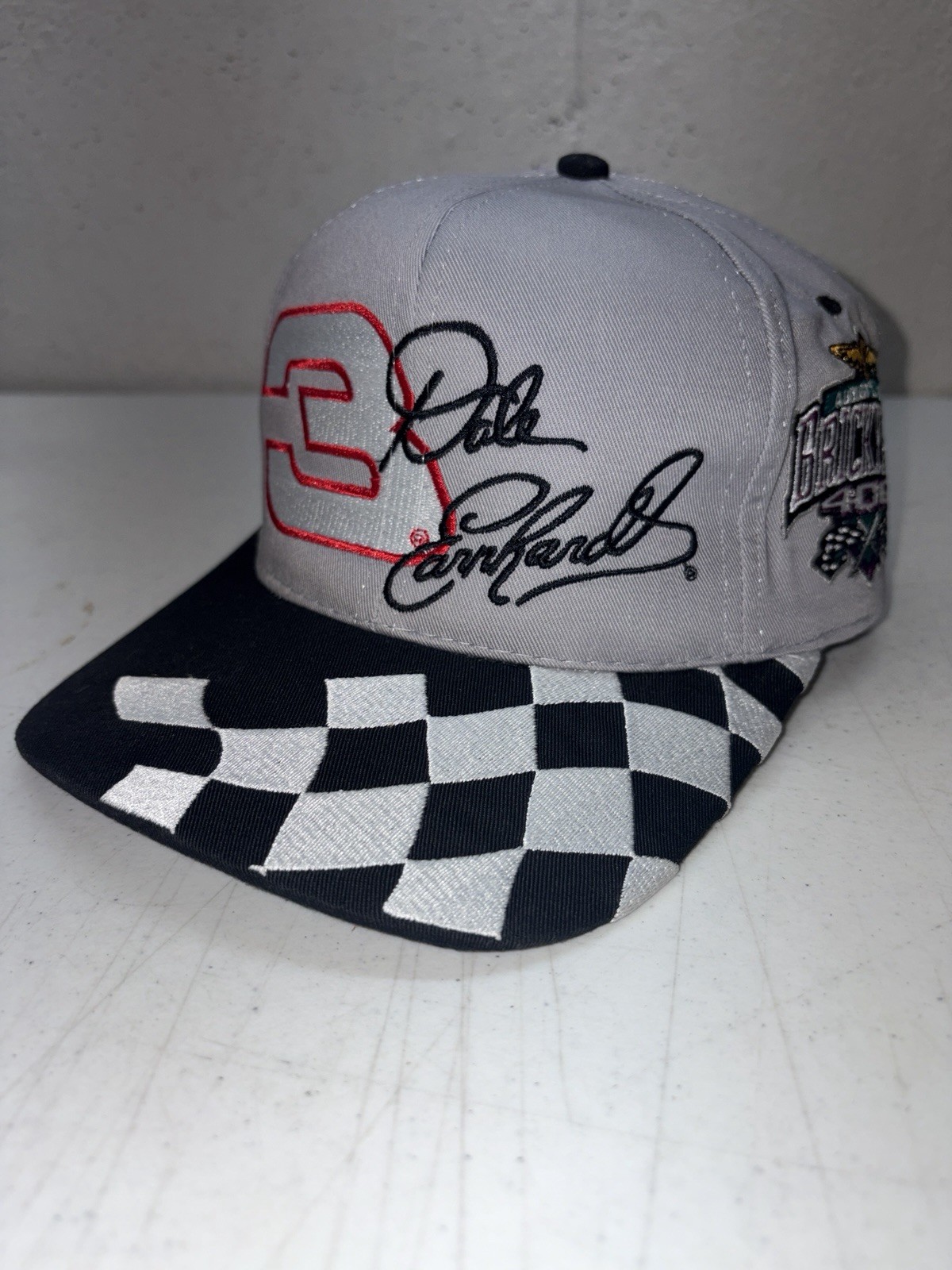 Chase Dale Earnhardt #3 NASCAR Brickyard 400 1999 Embroidered Strapback Hat Cap