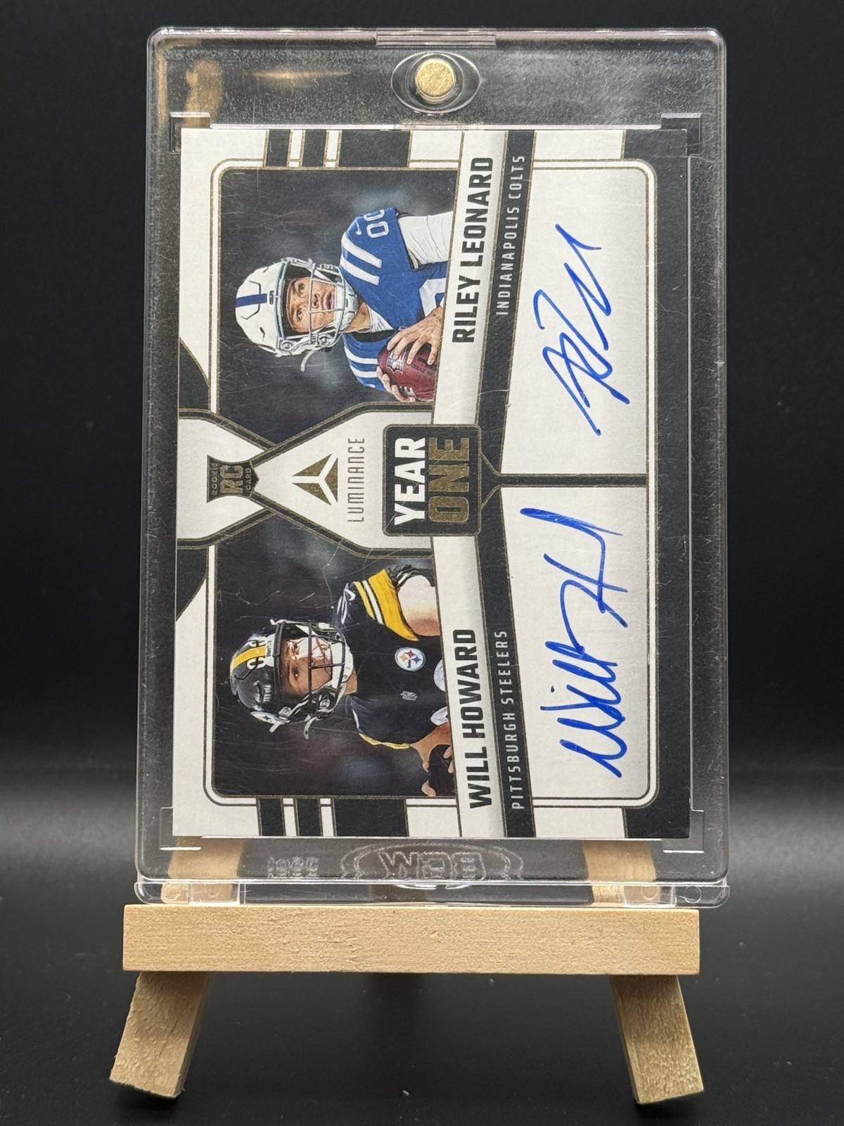 2025 Panini Luminance - Year One Dual Signatures Riley Leonard, Will Howard RC 2025 Panini Luminance - Year One Dual Signatures Riley Leonard, Will Howard RC