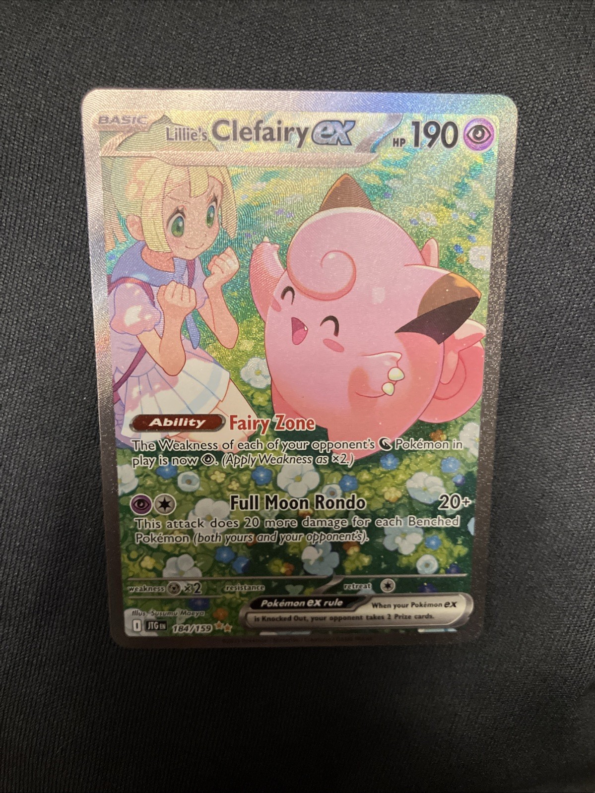 Lillie\'s Clefairy ex 184/159 Sv09: Journey Together Holo