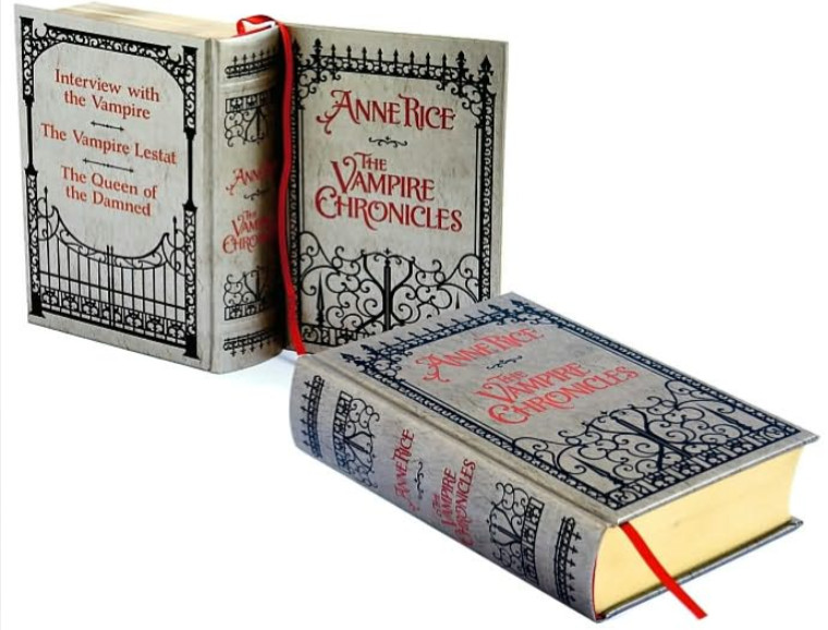 THE VAMPIRE CHRONICLES & INTERVIEW WITH THE VAMPIRE Anne Rice Bonded Leather NEW