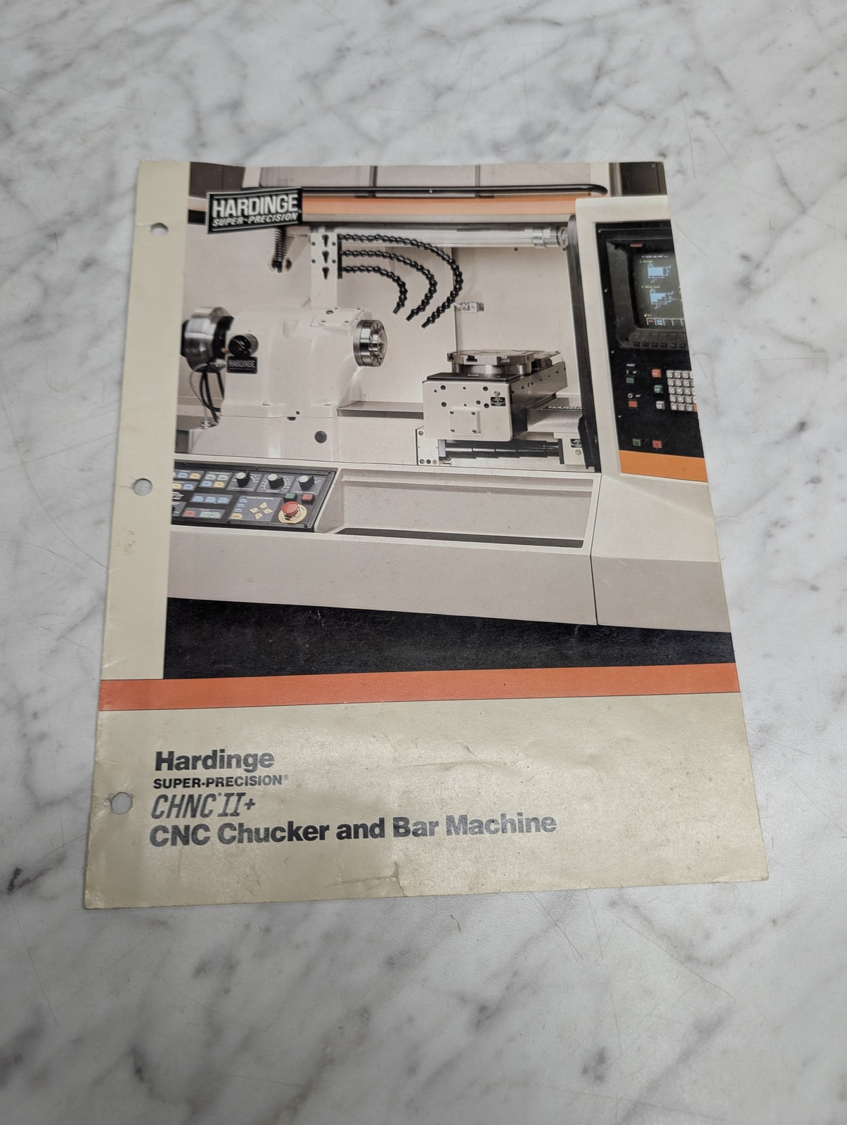 HARDINGE SUPER-PRECISION CHNC II+ CNC CHUCKER AND BAR MACHINE SALES BROCHURE HARDINGE SUPER-PRECISION CHNC II+ CNC CHUCKER AND BAR MACHINE SALES BROCHURE