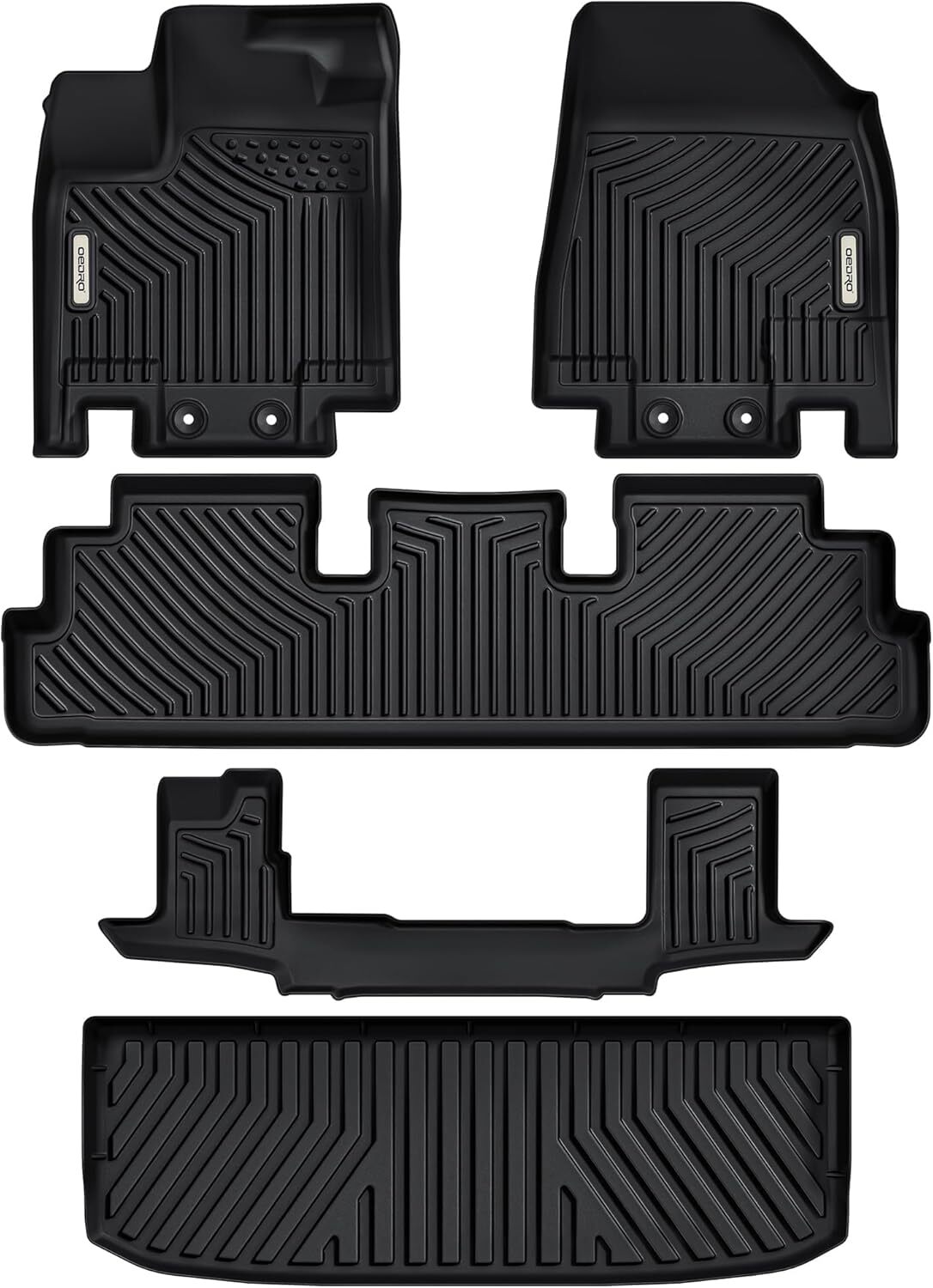 OEDRO Floor Mats&Trunk Mat for 2022-2025 Pathfinder 8 Seats/Infiniti QX60 7Seats