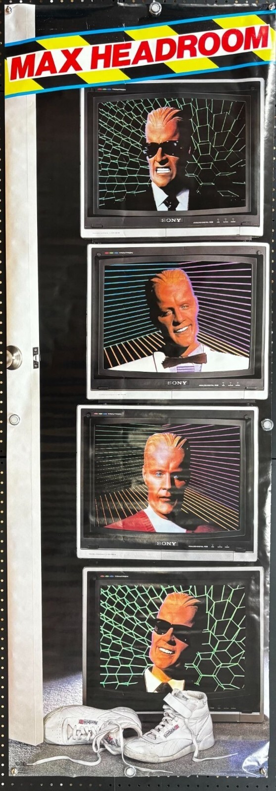 Max Headroom (1980s) Original Rolled Poster 26x76