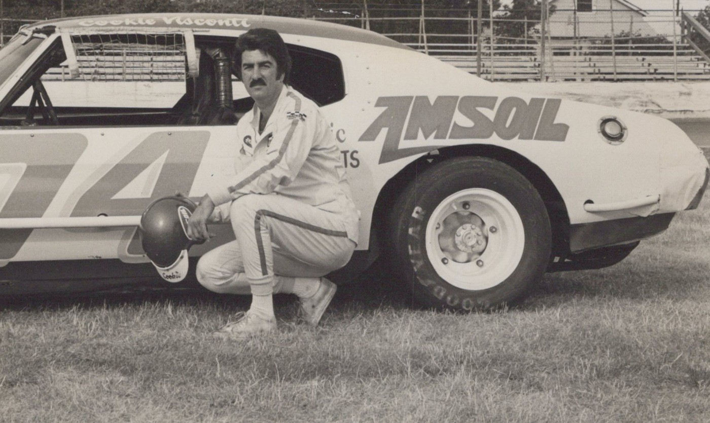 Cookie Visconti #74 AMSOIL Seekonk Speedway 1970s - Original Photo Himes Estate