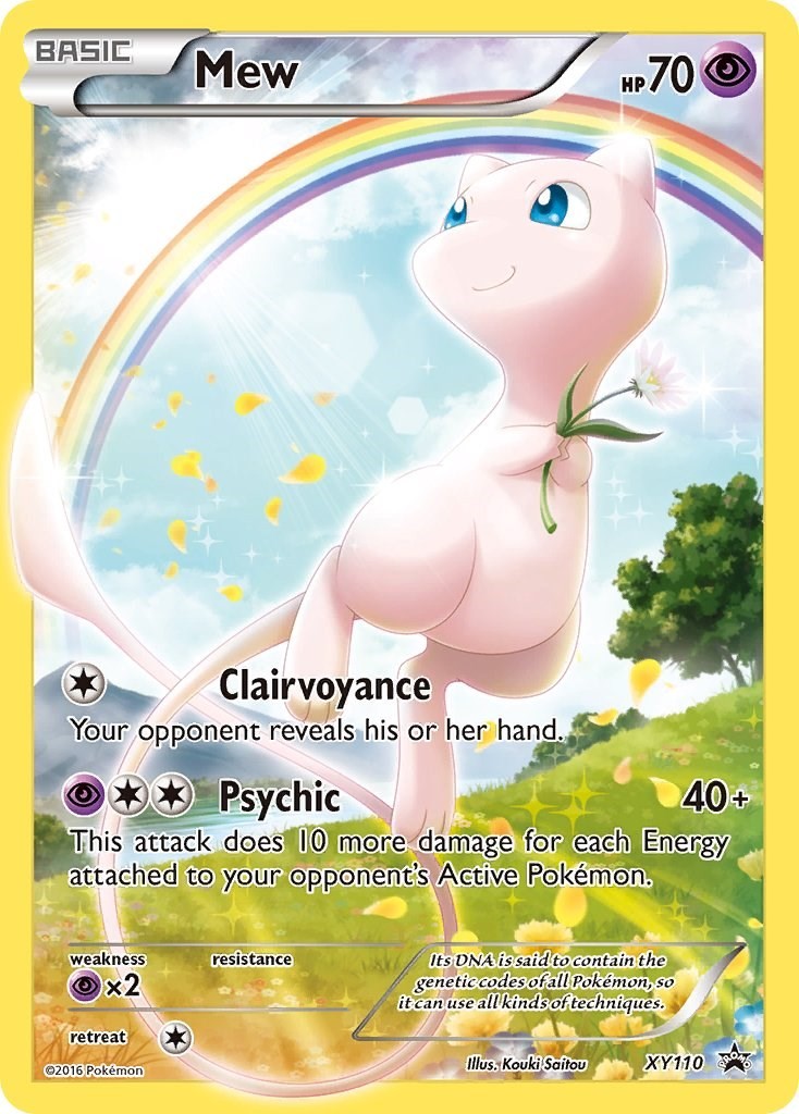 Mew XY110 XY Promos Holofoil Pokemon DM