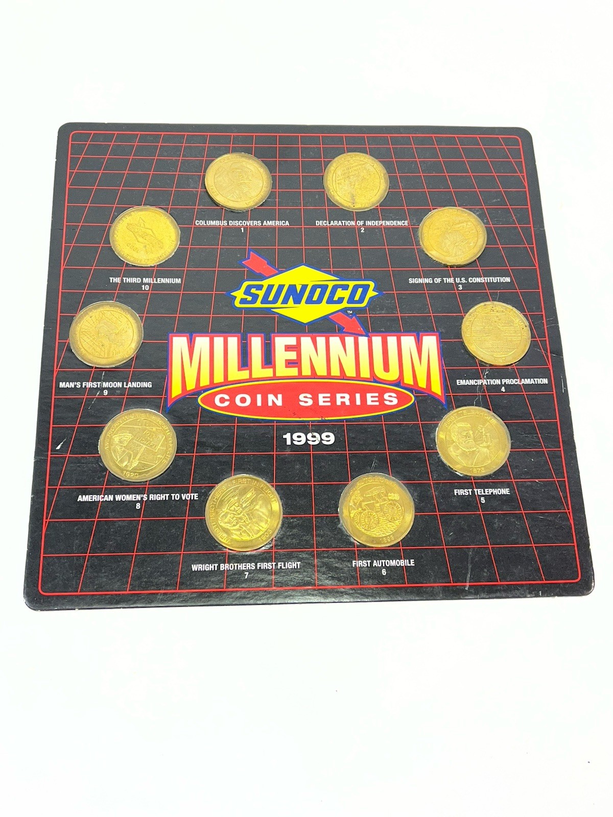 Sunoco Millennium Coin Series 1999 Complete (Used) A