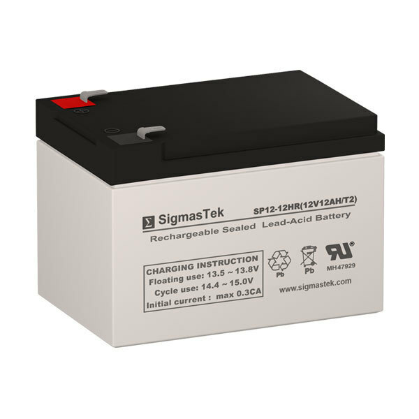 SigmasTek SP12-12HR Battery (12V 12AH Terminal F2)