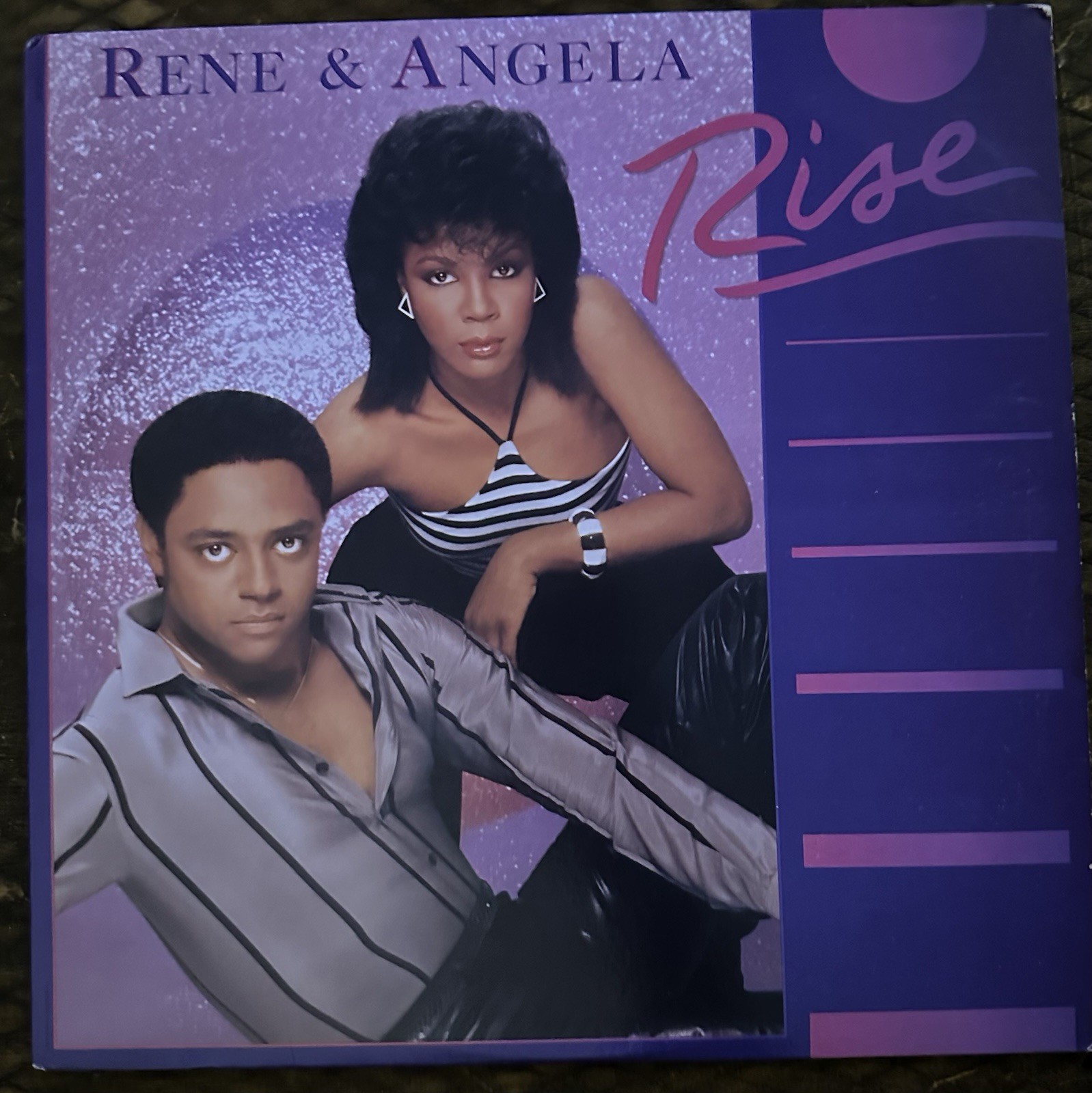 Rene & Angela Rise 1983 Vinyl LP My First Love Keep Runnin Capitol R&B Soul