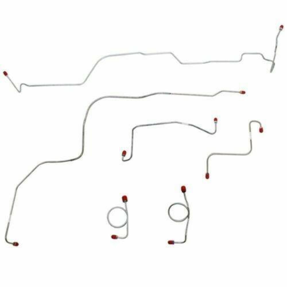Front Brake Line Kit Fits Ford Torino 1968-69 w/6 Piece Standard Brake-DKT6801OM