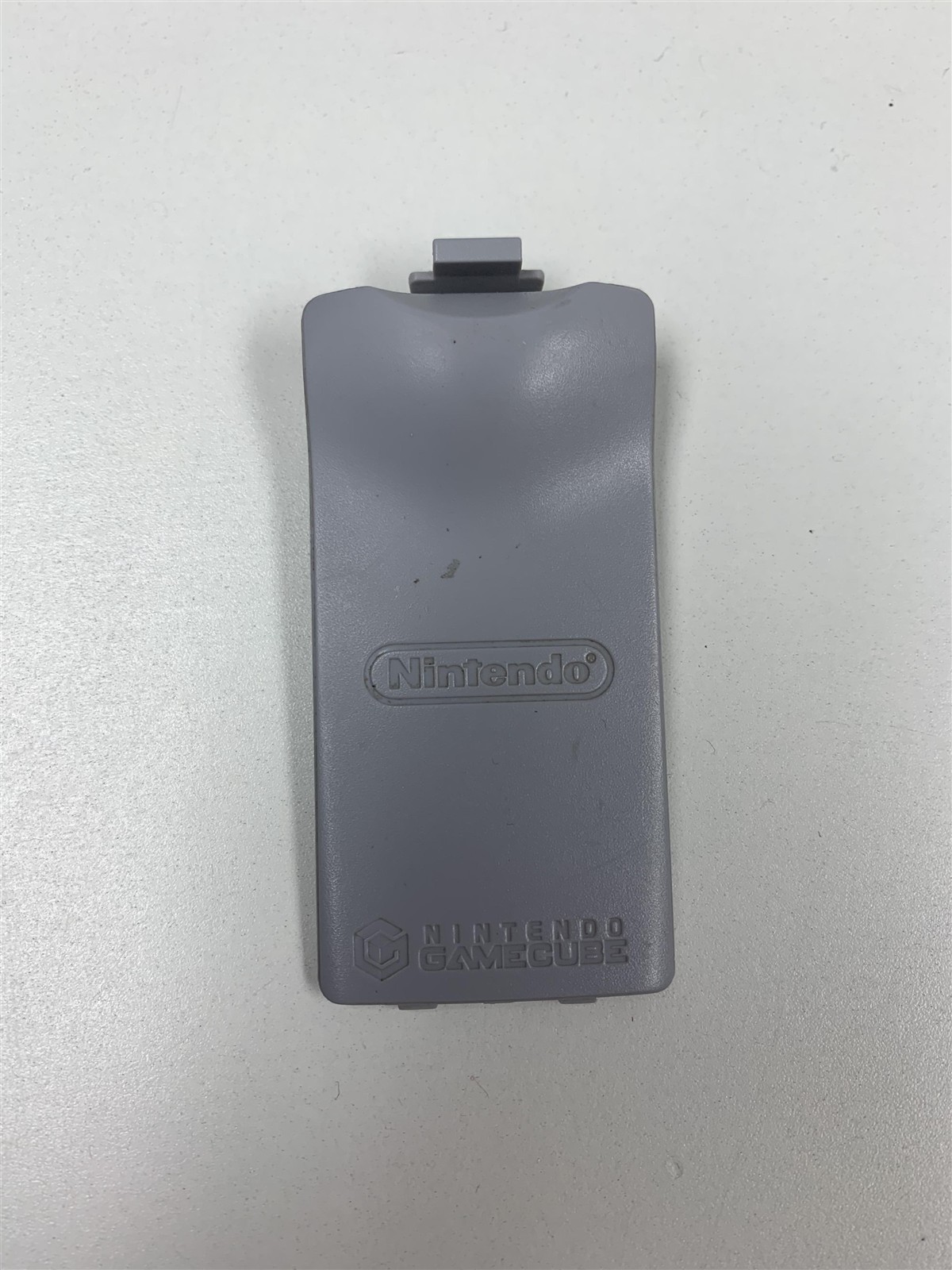 OEM W/ Wear Part Nintendo Gamecube WaveBird Controller Battery Cover - Gray