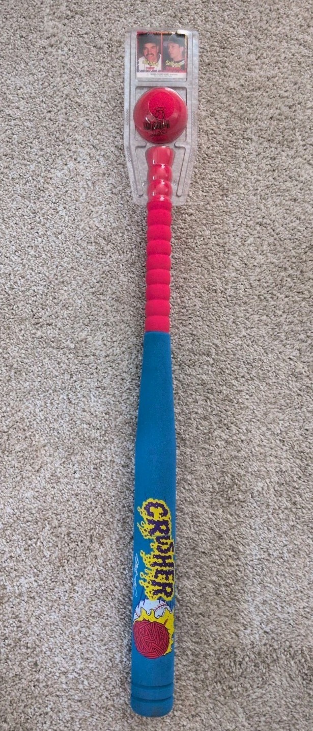 NEW 1996 Pizza Hut Foam Bat & Ball Mike Piazza & David Cone Original Packaging NEW 1996 Pizza Hut Foam Bat & Ball Mike Piazza & David Cone Original Packaging