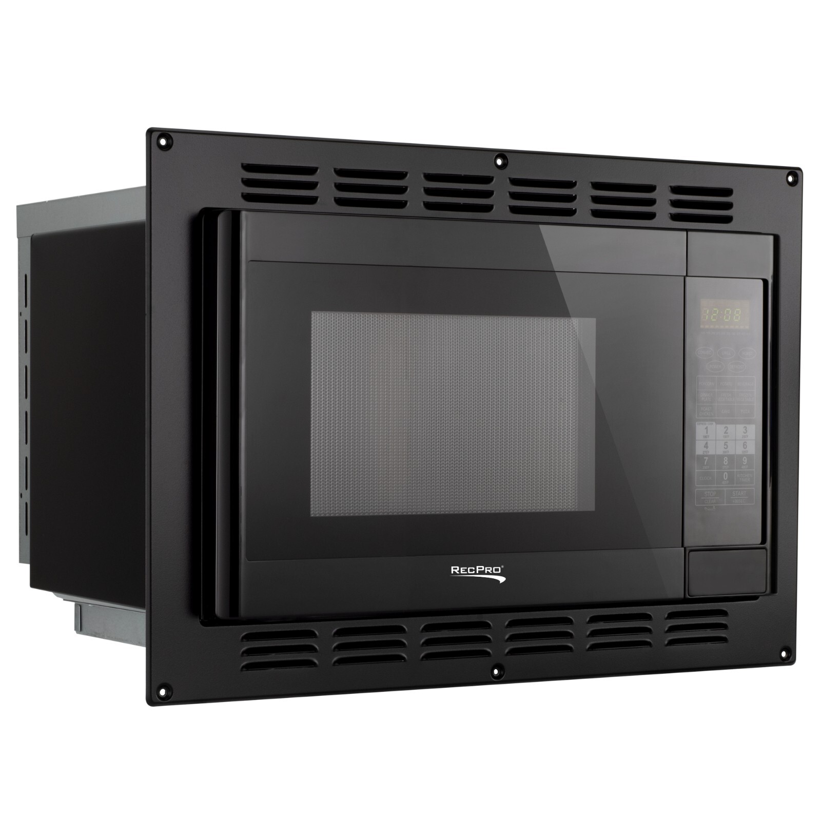 RecPro RV Convection Microwave Black 1.1 Cu. Ft 120V Microwave Appliances