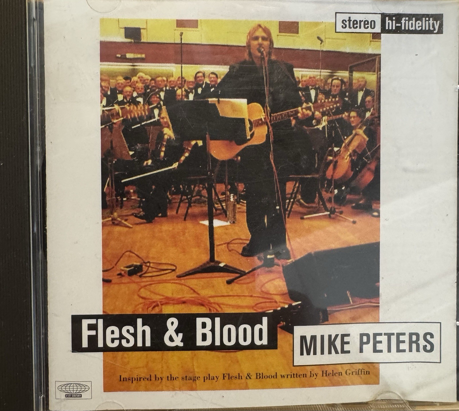 Rare Mike Peters From The Alarm Flesh And Blood CD Rare Mike Peters From The Alarm Flesh And Blood CD