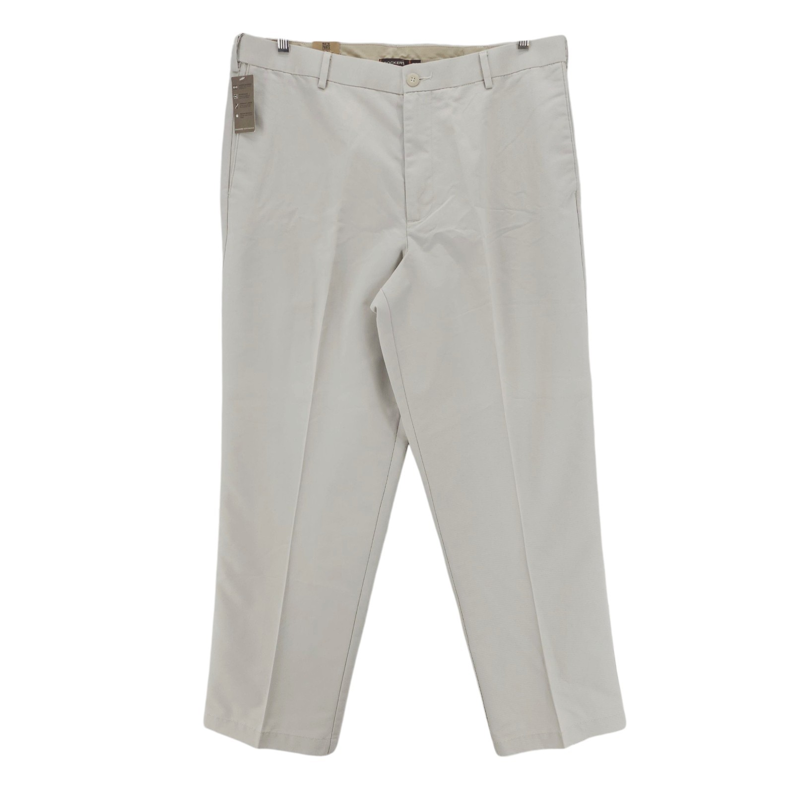 NWT DOCKERS Men\'s D4 True Chino Pant Beige Relaxed Fit Flat Front SIZE 38x32