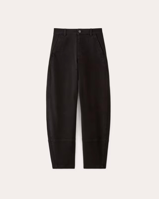 Everlane Women's The Utility Barrel Pants - Regular Length - Black Everlane Women's The Utility Barrel Pants - Regular Length - Black