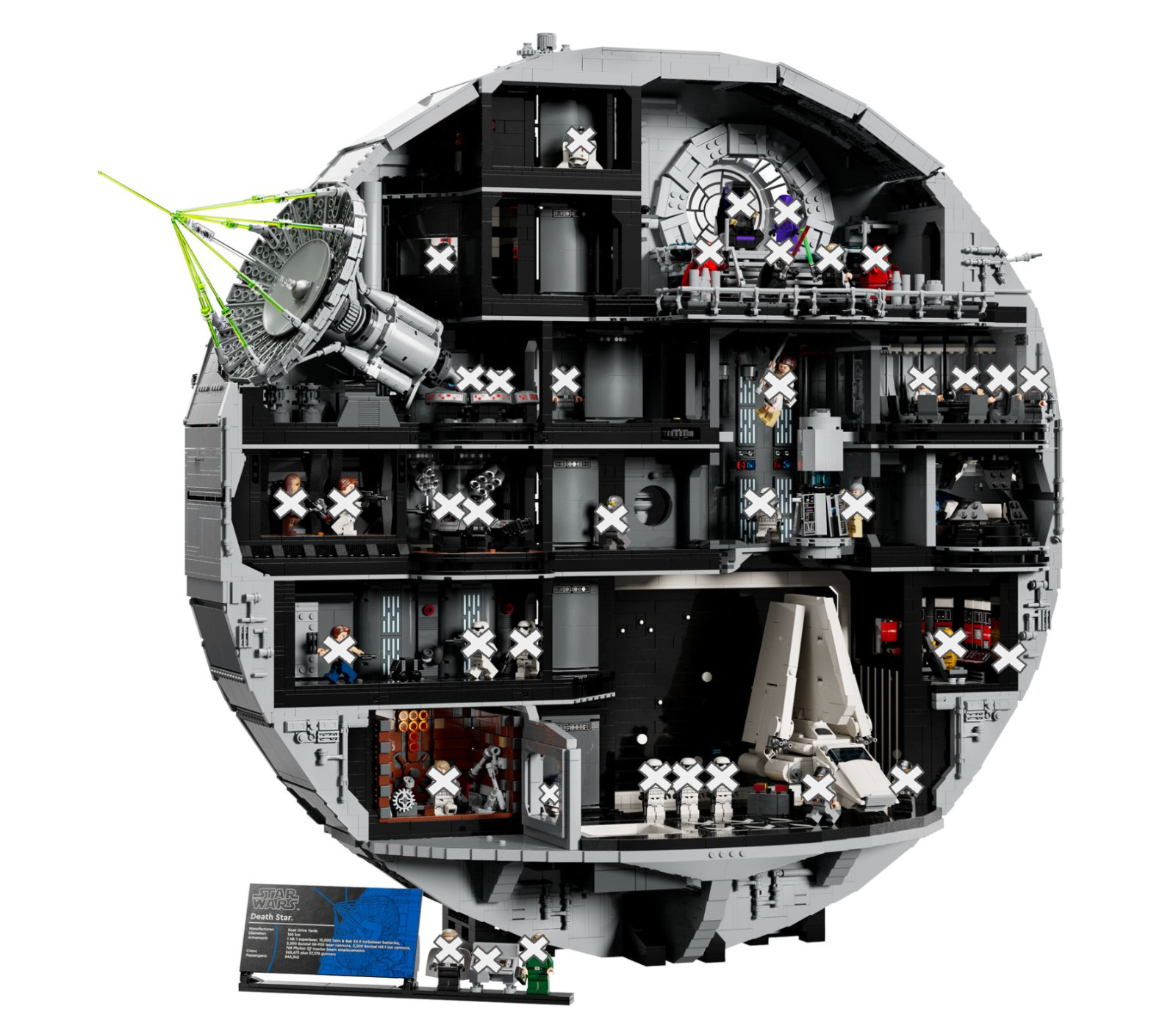 LEGO Star Wars UCS Death Star 75419 Set Sealed Bags, With Box, No minifigures LEGO Star Wars UCS Death Star 75419 Set Sealed Bags, With Box, No minifigures