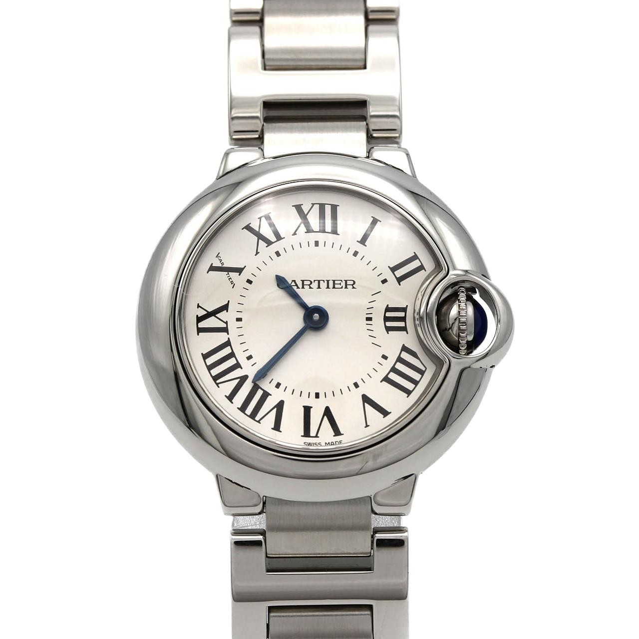 Authentic Cartier Ballon Bleu SM W69010Z4 Stainless Steel Quartz #270-004-24... Authentic Cartier Ballon Bleu SM W69010Z4 Stainless Steel Quartz #270-004-24...