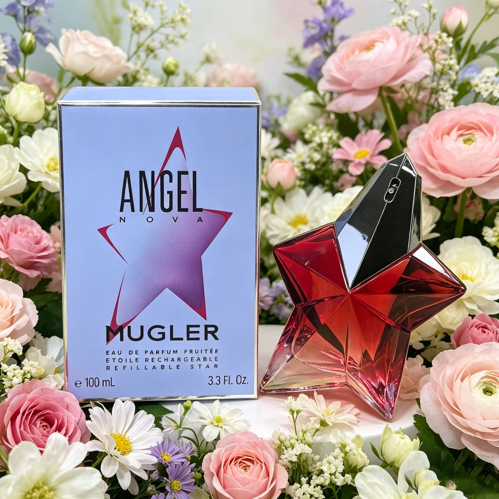 Mugler Angel Nova Women Perfume EDP Refillable Spray 3.4oz - NIB Mugler Angel Nova Women Perfume EDP Refillable Spray 3.4oz - NIB