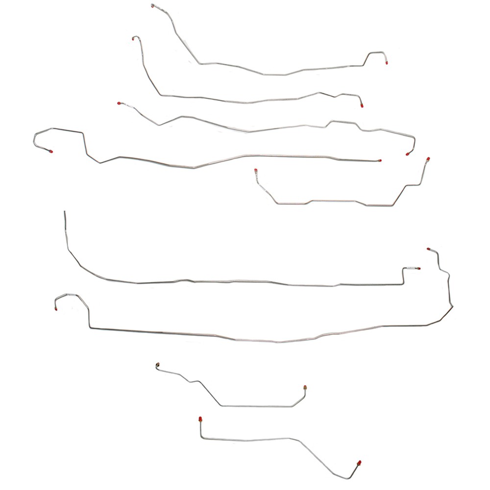 For Hummer H2 2003-2007 Complete Brake Line Kit Stainless CBK0003SS-CPP