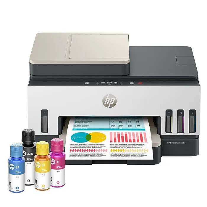 HP Smart Tank 7603 Wireless All-in-One Supertank Printer