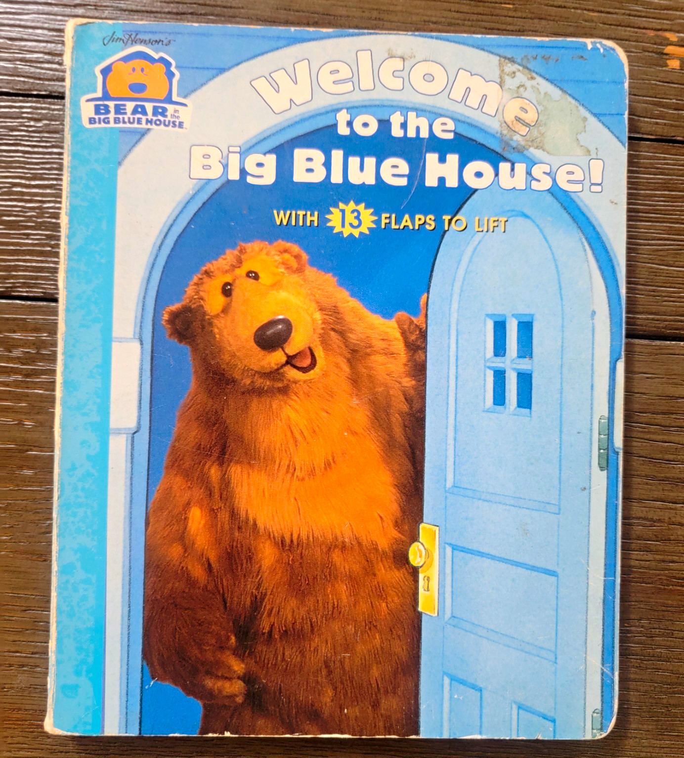 Vintage 1999 Welcome to the Big Blue House Lift the Flap Board Book Vintage 1999 Welcome to the Big Blue House Lift the Flap Board Book