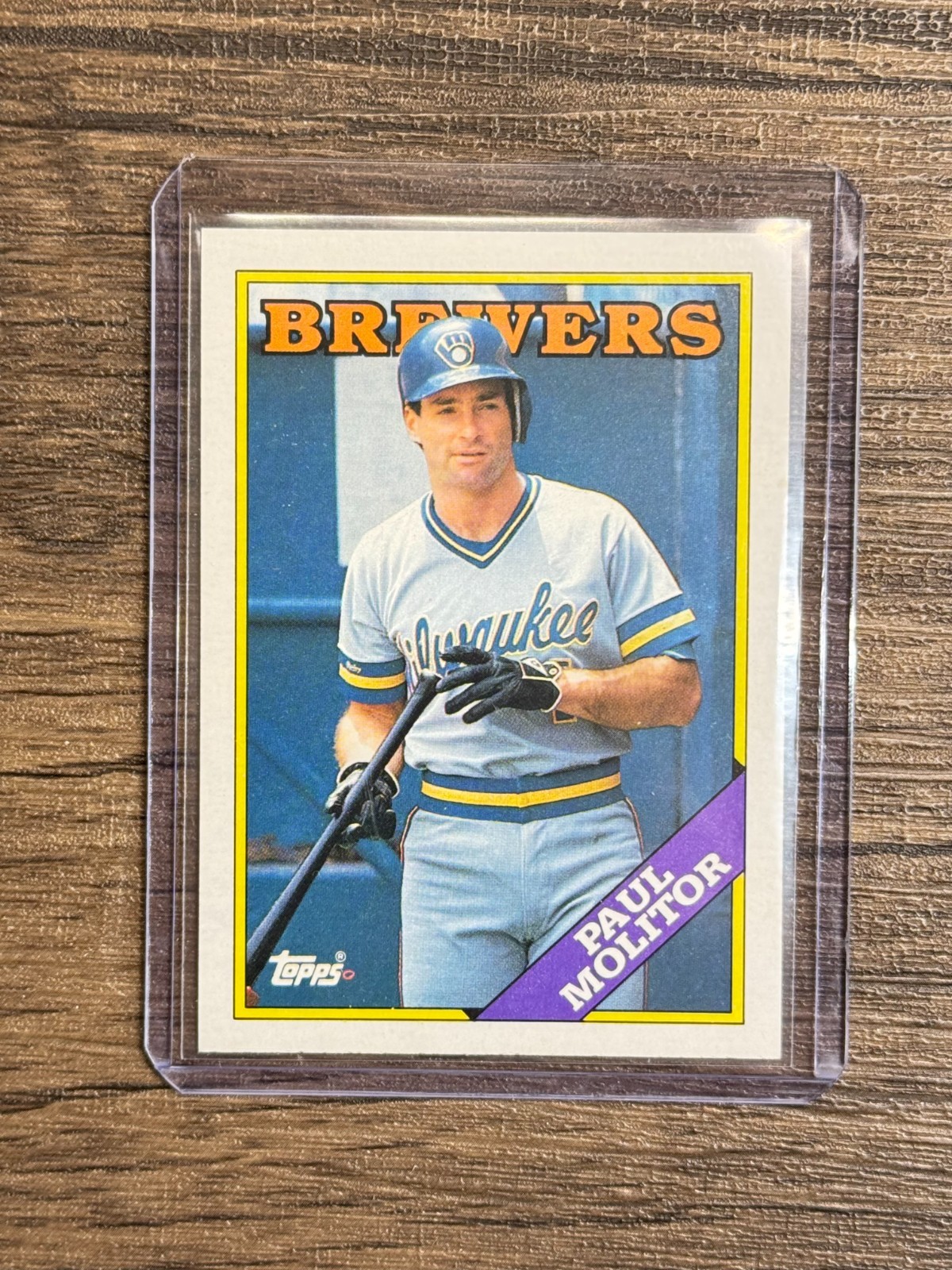 1988 Topps - Paul Molitor #465 - Brewers