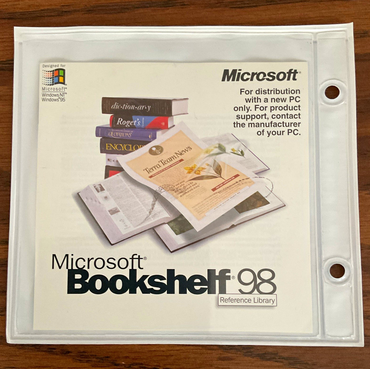 Microsoft Bookshelf 98 Reference Library CD-ROM for Windows 95/NT Microsoft Bookshelf 98 Reference Library CD-ROM for Windows 95/NT