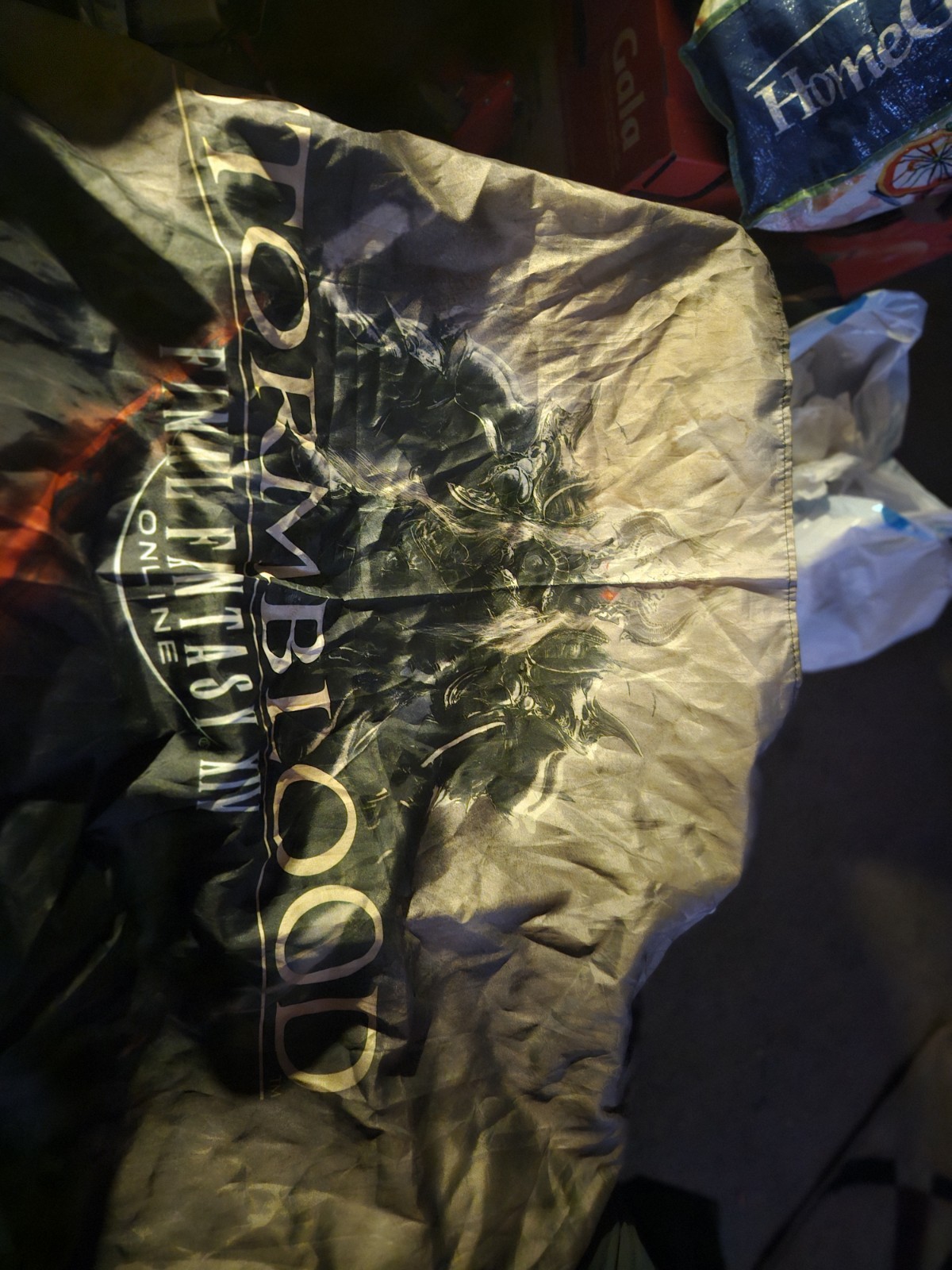Final Fantasy XIV Online Stormblood Cloth Banner Square Enix Pre Order Bonus Final Fantasy XIV Online Stormblood Cloth Banner Square Enix Pre Order Bonus