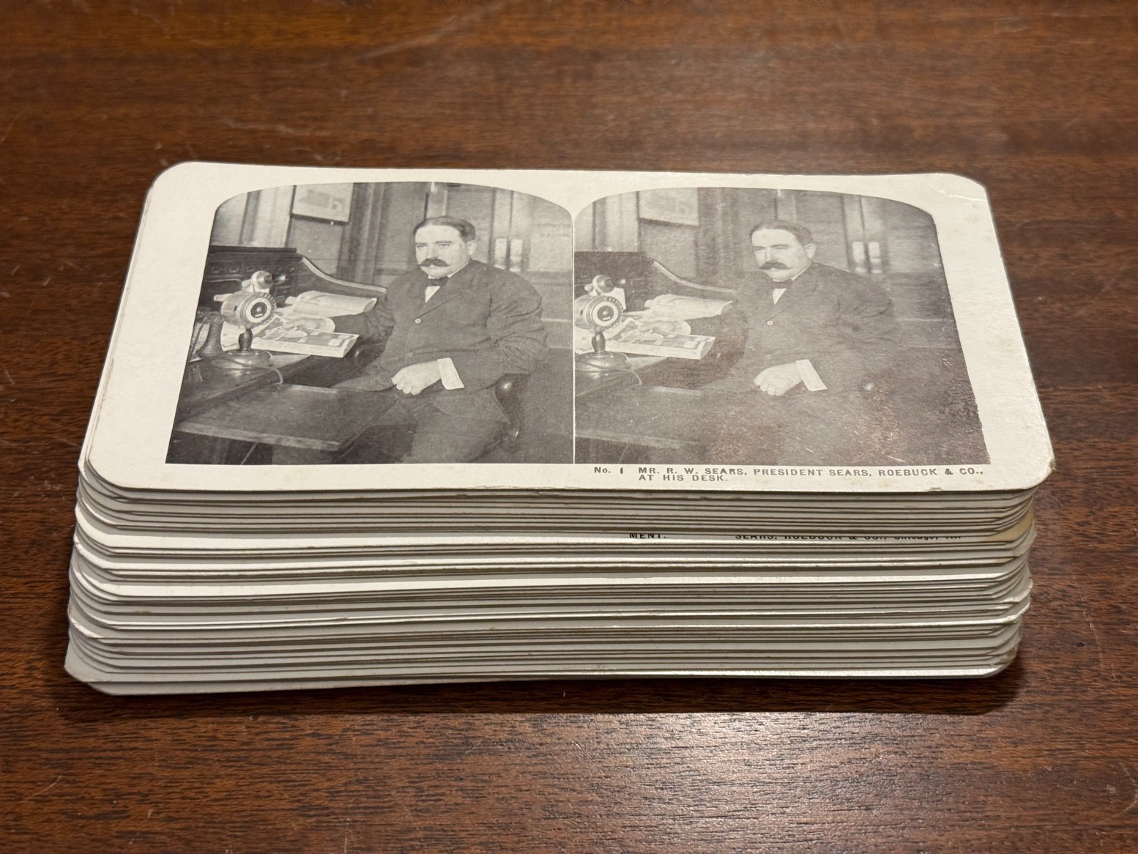 Stereoview Cards: complete set of 50,  Sears Roebuck & Co