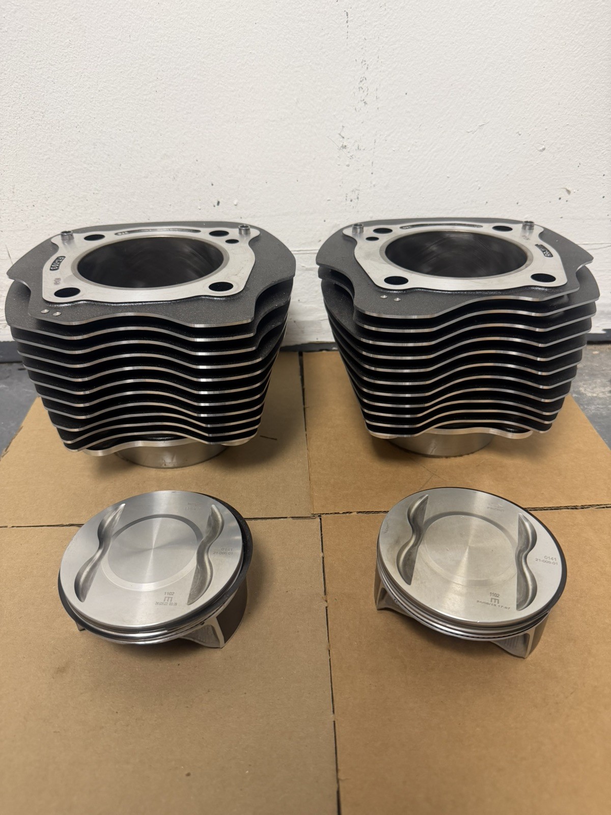 NTO OEM HARLEY 2024-2026 121 CVO ST WATER-COOLED CYLINDERS & PISTONS PAIR SET