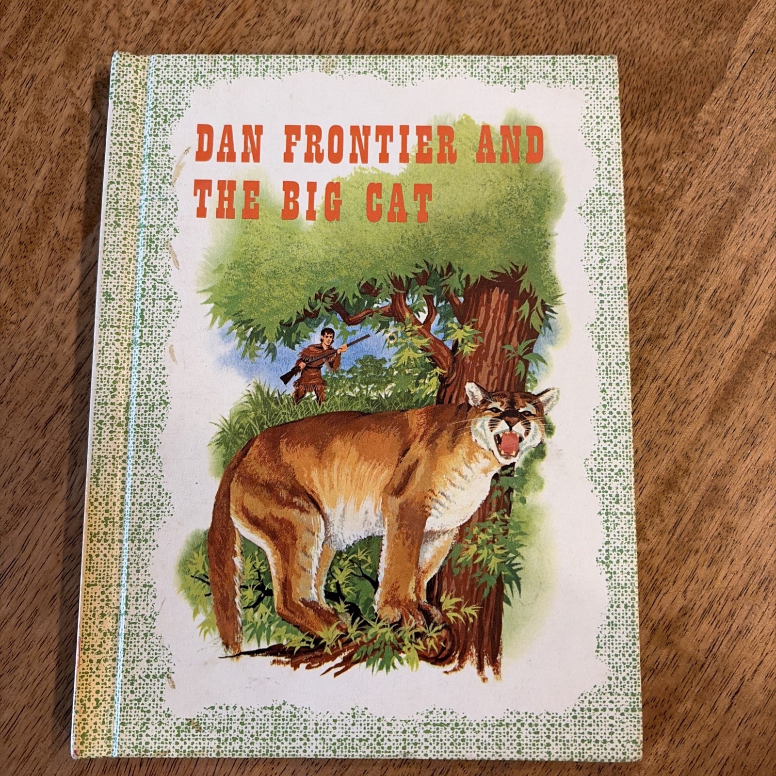 Vintage Dan Frontier and the Big Cat William Hurley Benefic Press Hardcover