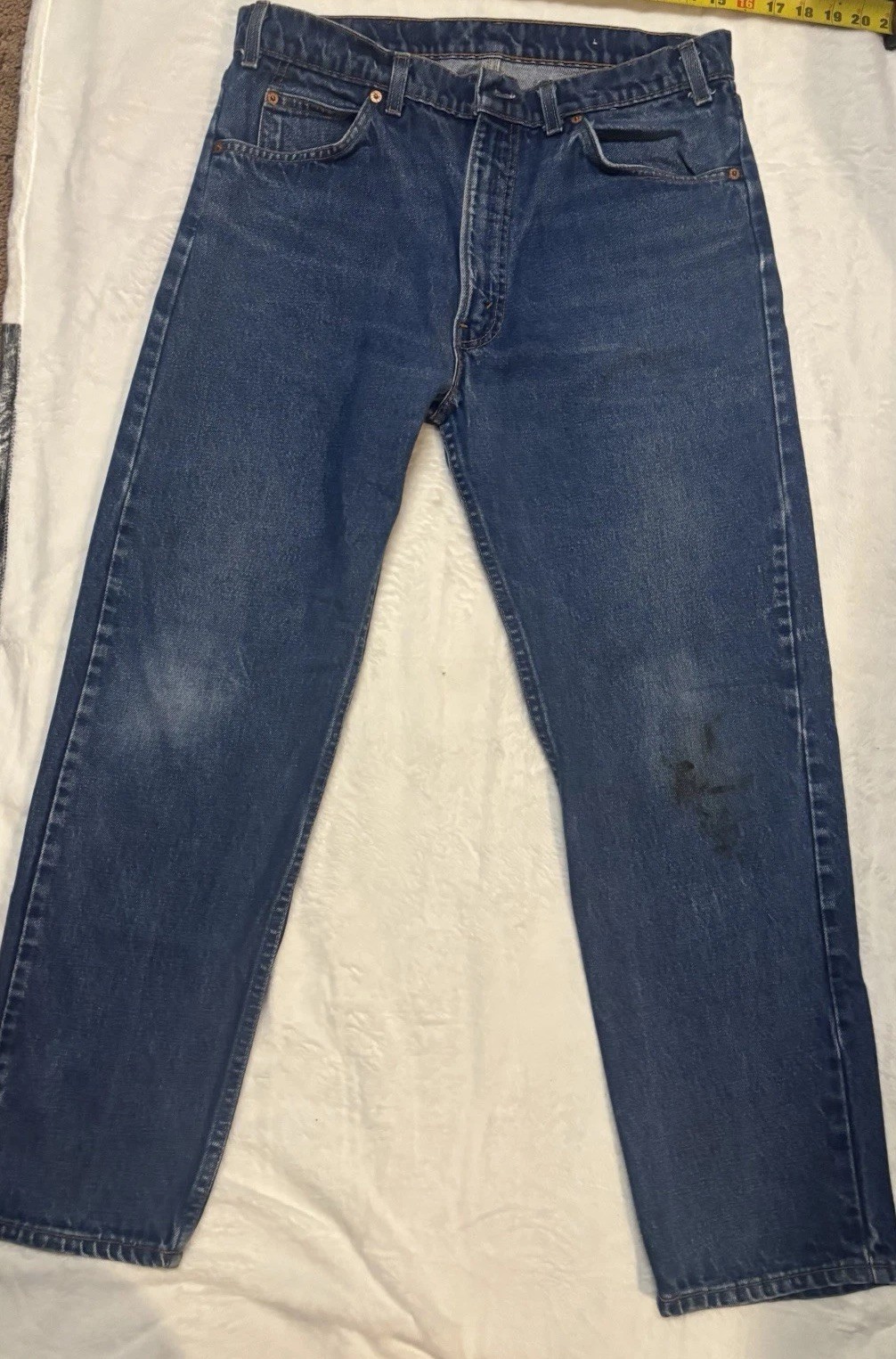Vintage 1987’s Levi’s 20505-0217 original Riveted Orange Tab 36/29 Vintage 1987’s Levi’s 20505-0217 original Riveted Orange Tab 36/29