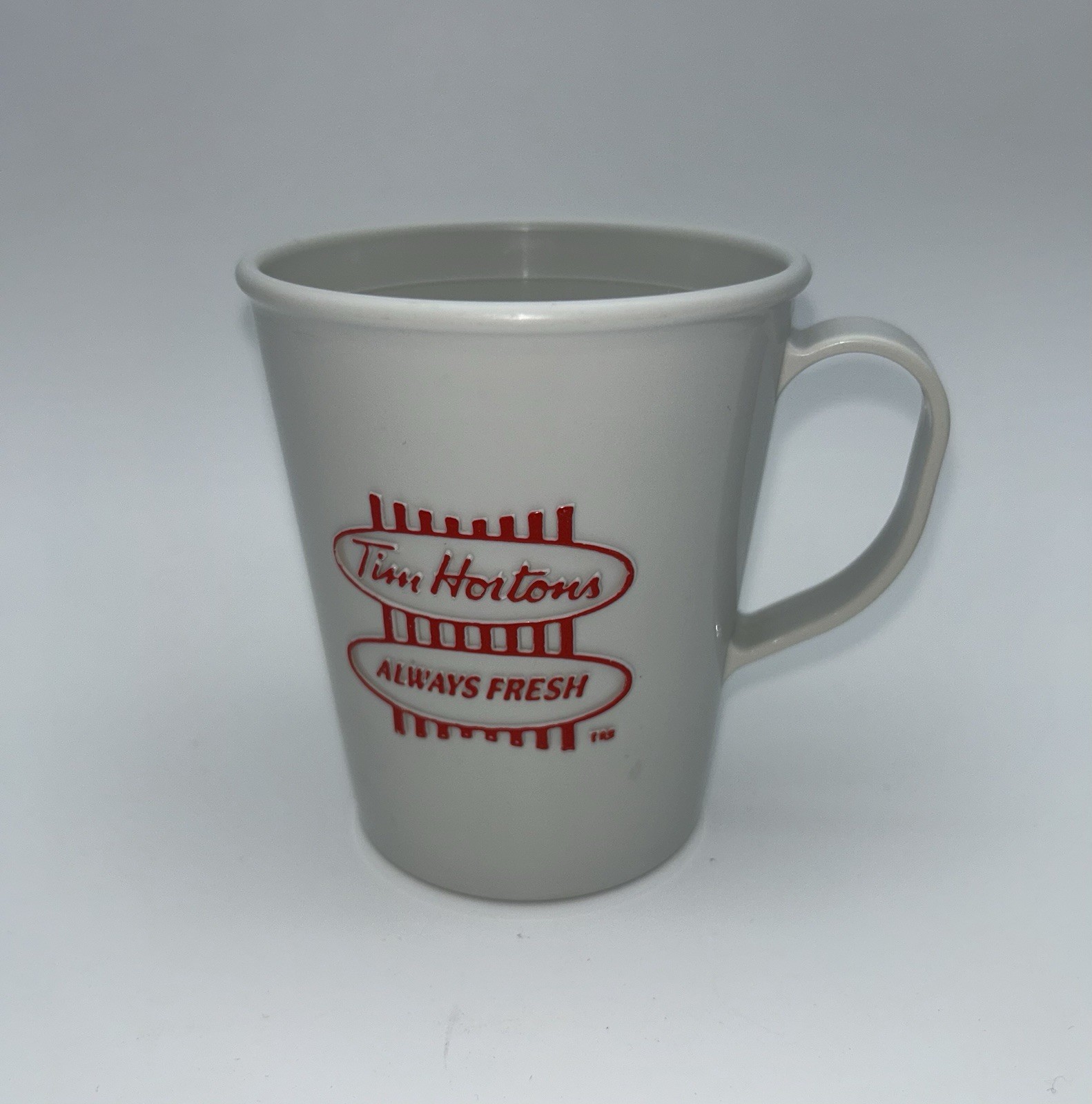 Vintage Tim Hortons Always Fresh Plastic Coffee Mug-3.75\
