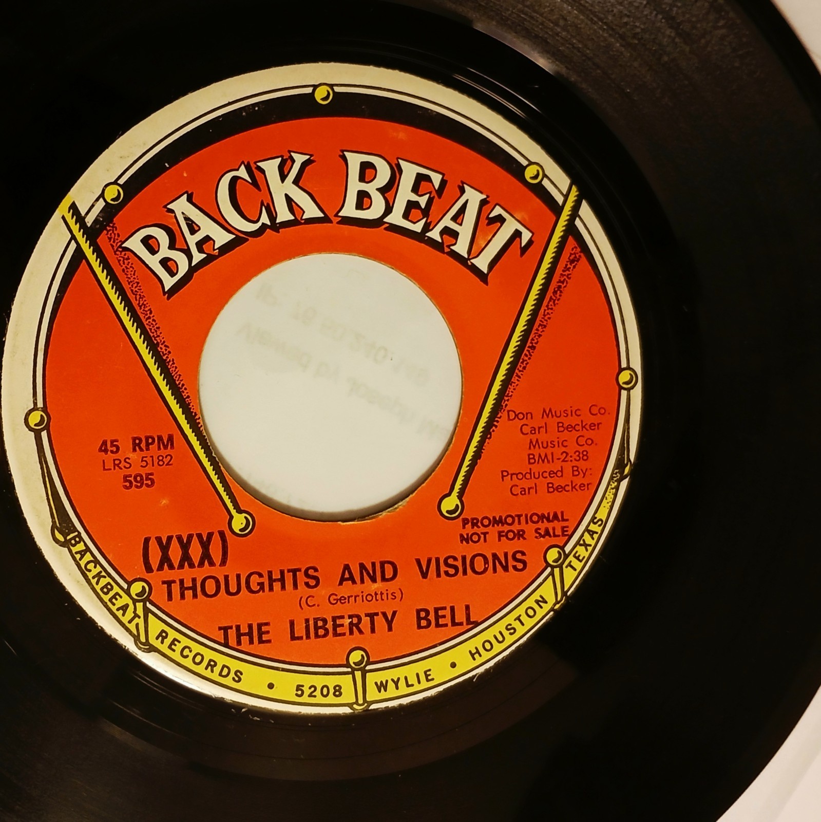 RARE TEXAS GARAGE PSYCH 45 Promo - The Liberty Bell \