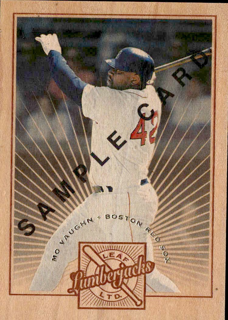 1996 Leaf Limited #6 Mo Vaughn Lumberjacks Promos 1996 Leaf Limited #6 Mo Vaughn Lumberjacks Promos
