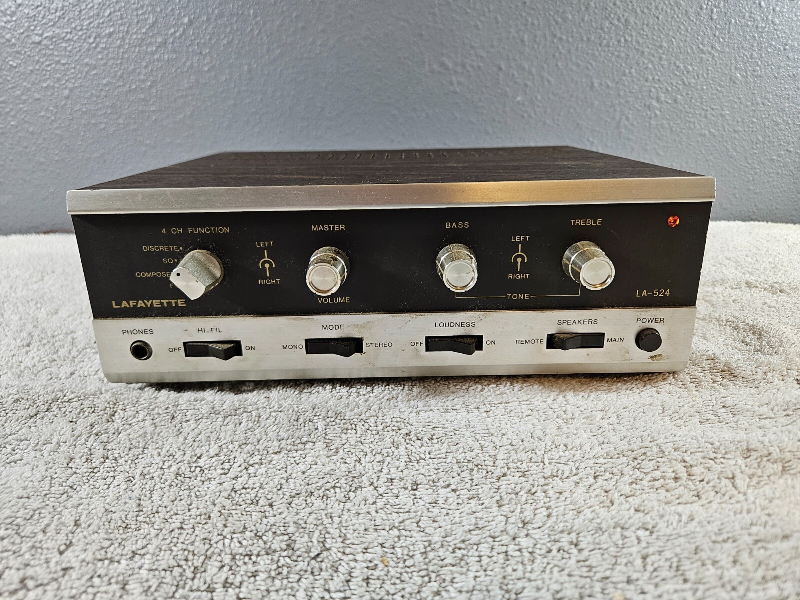 Lafayette LA-524 Quad Amplifier- For Parts Or Repair