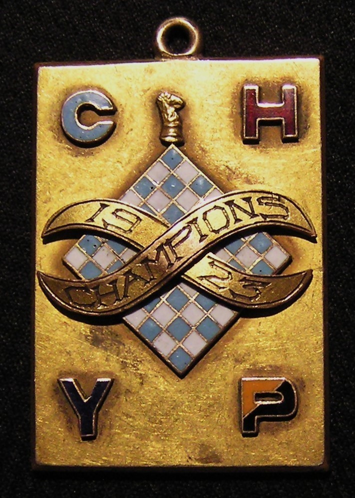 RARE 1923 IVY LEAGUE COLLEGIATE CHESS CHAMPIONS AWARD MEDAL - College University