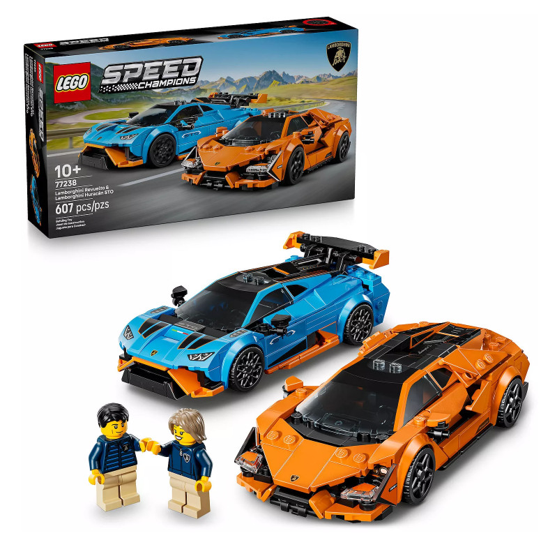 LEGO Speed Champions Lamborghini Revuelto&Huracn STO 77238 Building Set-US STOCK